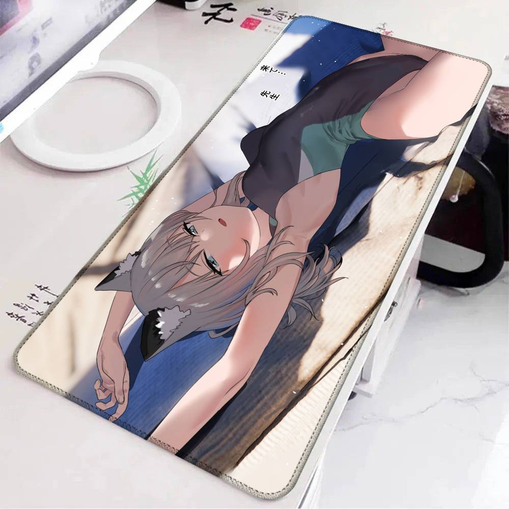 Hololive Hoshimachi Suisei Game Anime Mouse Pad Rubber Thicken Overlock Gaming Table MatOffice Computer Keyboard Pad PC Mousepad