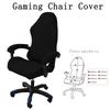 Fashion Simple Home Gaming Chair Cover Universal Computer Game Competitive Seat Backrest Armrest Elastic Swivel Chair Cover