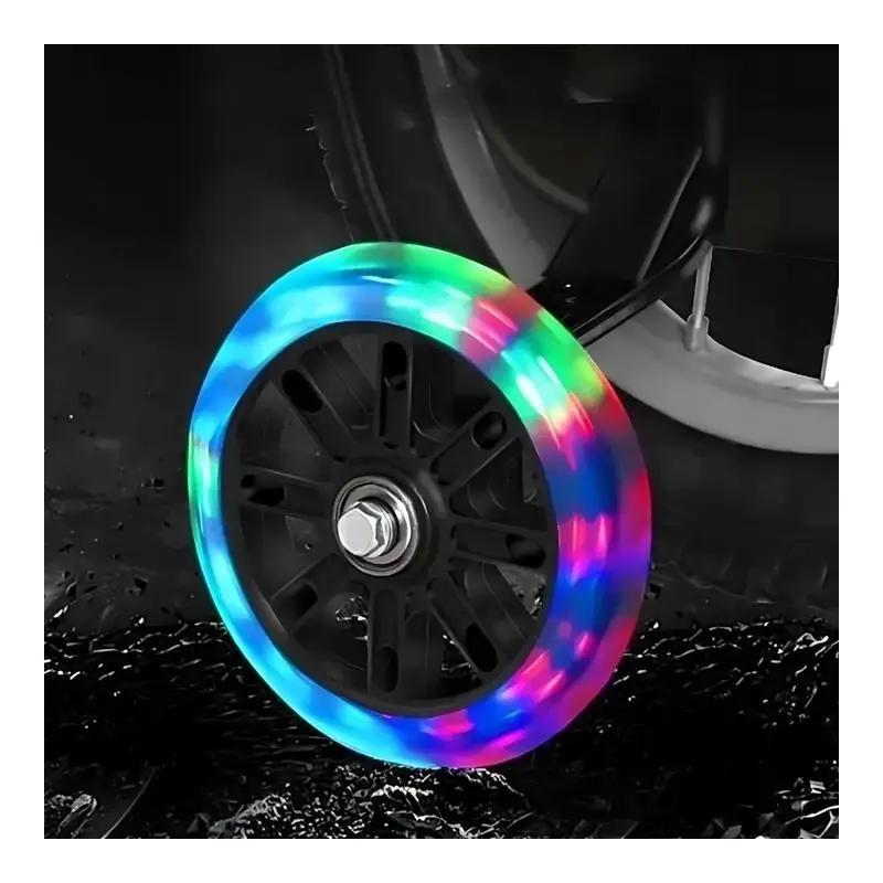 Postranní kolečka pro dětská kola, LED RGB, barevná kola na kolo, svítící