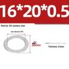 304 Stainless Steel Ultra-Thin Flat Washers - Available in Thickness: 0.1mm, 0.2mm, 0.3mm, 0.5mm