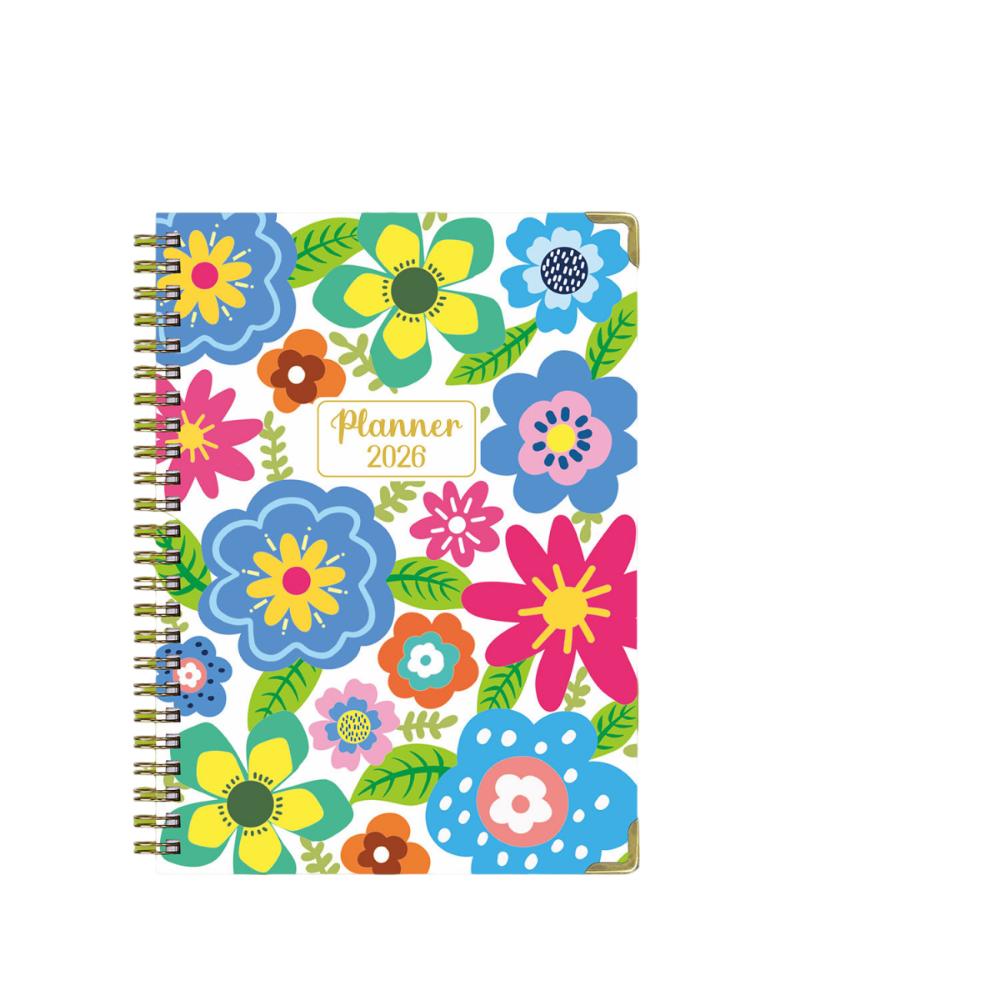 Notizbuch A5 mit Spiralbindung 2026 Tagebuch-Notizbuch 2026 Ausgabe Notizbuch Schulbedarf