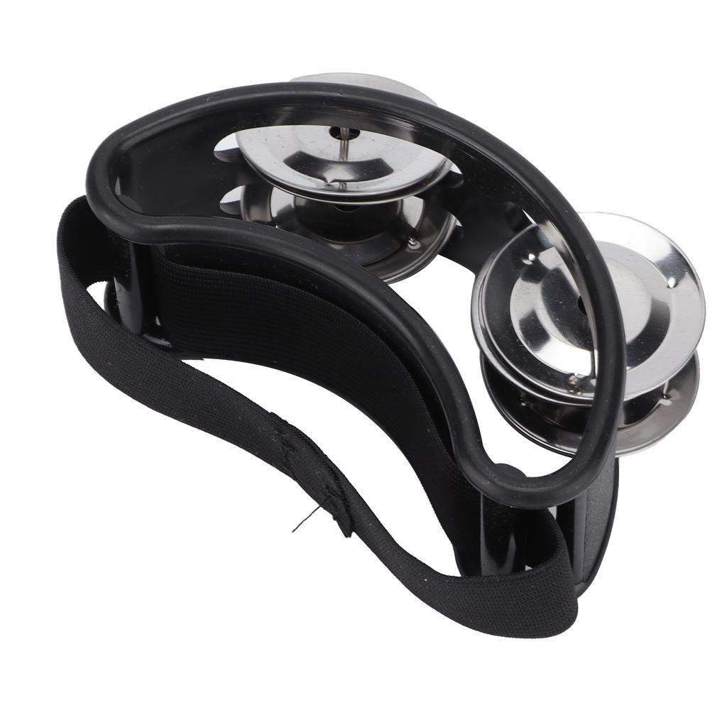 Foot Tambourine Shaker Percussion Set Metal Jingle Musical Instrument Accessories