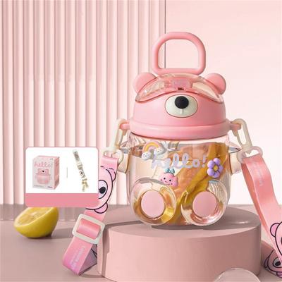 Children's Straw Cups For Children's With Soft Spout And Handle Children's Straw Cups Are Suitable For School, Travel, And Going Out