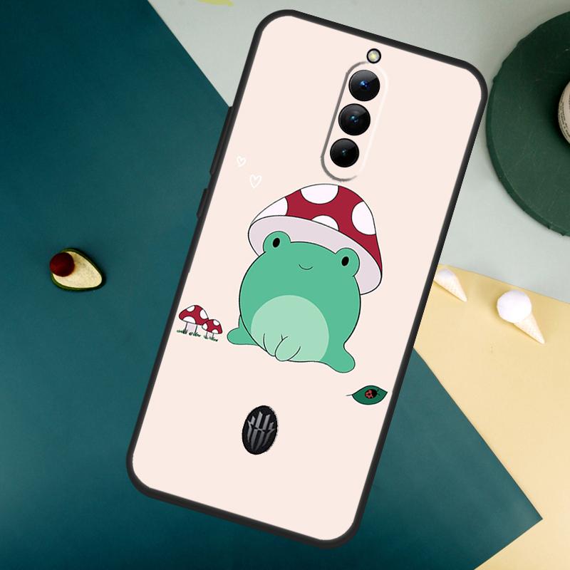 Kawaii Frog Mushroom For ZTE Nubia Red Magic 8 9 8S 9S 10S Pro Plus 10 Air 6S 7S 7 Pro Red Magic 11 Pro Plus Case