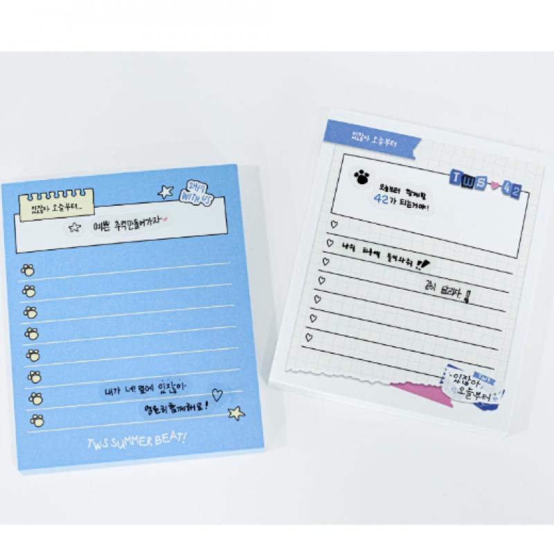 Tws To Do List Memo Set   2nd Mini Album