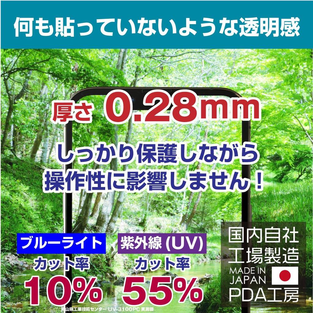 PDA Kobo GoPro HERO12 Black Protective Film Made in Japan Black/HERO11 Black/HERO10 Black/HERO9 Shock-Absorbing [Glossy] [Main/Sub/Lens Coverage]