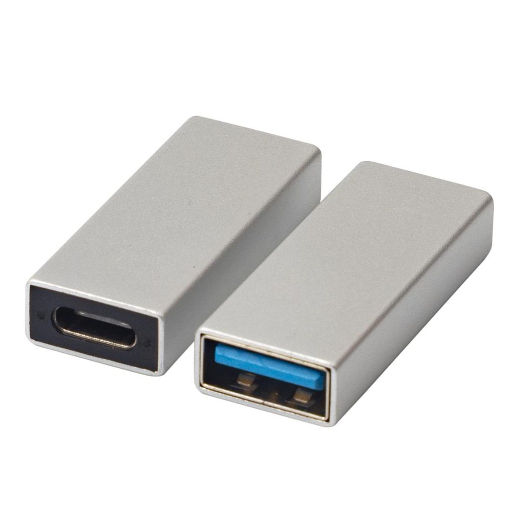 USB 3.0 to Type-C Female Adapter: Straight-Through Converter