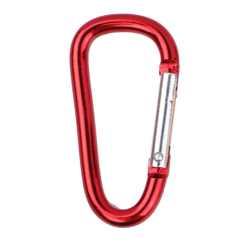 

Мини-брелок из алюминиевого сплава с D-образным кольцом, пряжка, пружинная защелка, крючки, брелок для ключей, инструменты для кемпинга на открытом воздухе 1 pcs