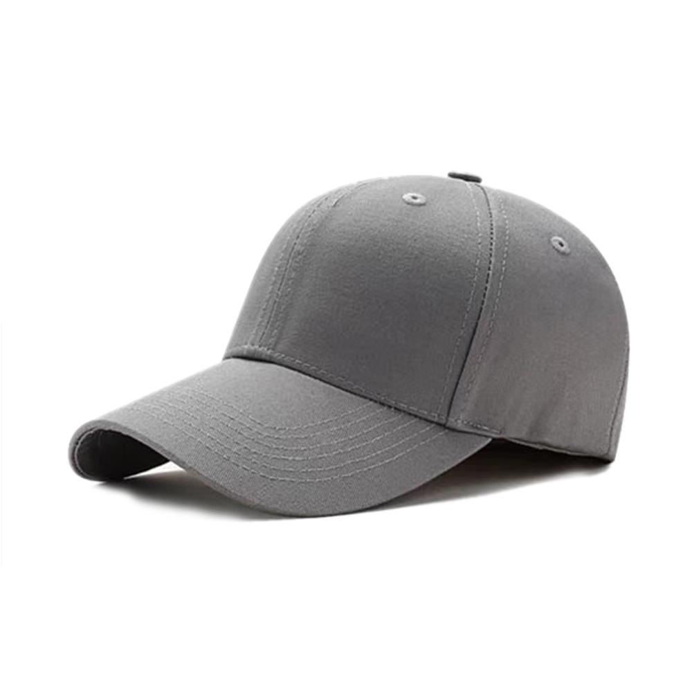 White 100% Cotton Twill Sport Baseball Cap with 6 Panels