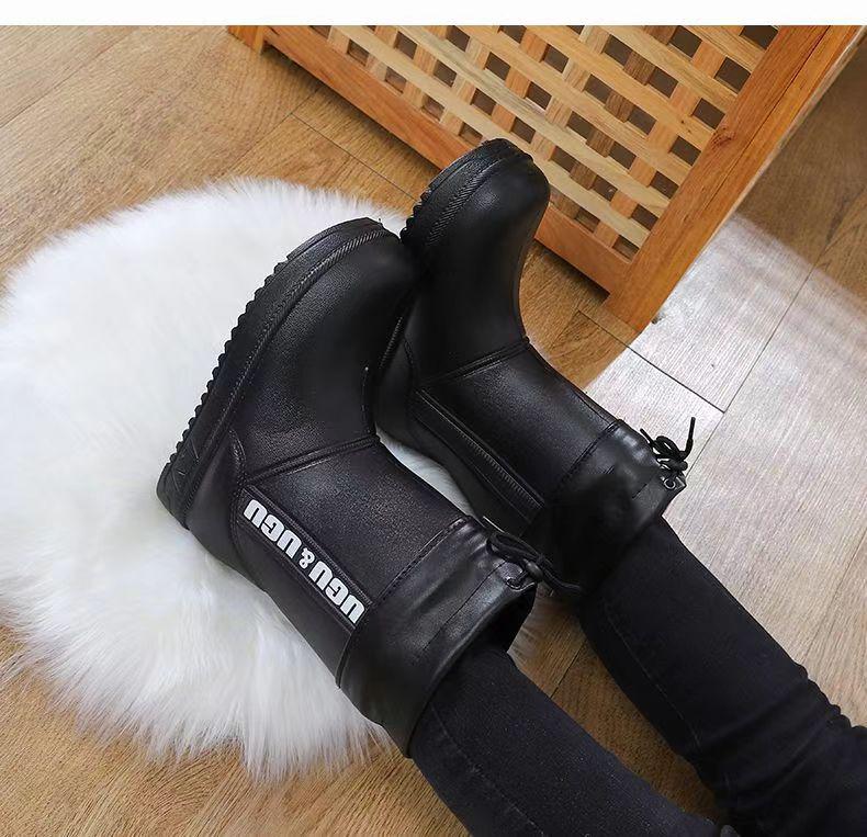 Ultra-Light Women's Waterproof Winter Fleece-Lined EVA Boots for Cold Storage, Livestock, Car Washing, and Snow - Warm, Thick, and Cold-Proof.