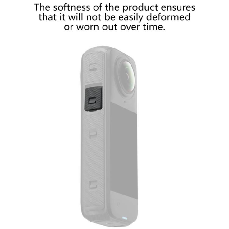 Camera USB Cover for 360 X4 Dustproof Moistureproof USB Charging Replacement Protective Port Cover Action Camera