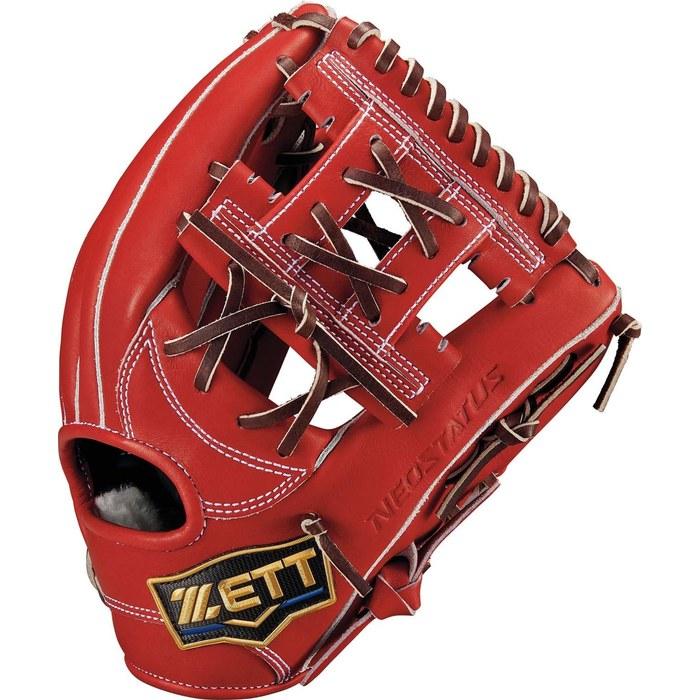 ZETT NeoStatus Hard Baseball Glove Second/Short Right Hand Rose Brown X Brown Size: 1 BPGB12610N