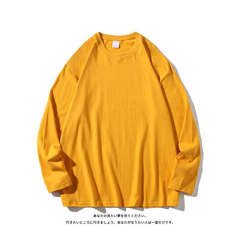 Men Loose Plus Size Solid Color Round Neck Long Sleeve Casual Sweatshirt