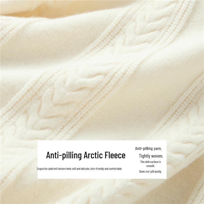 Giordano Women's Cable Knit Hooded Cardigan