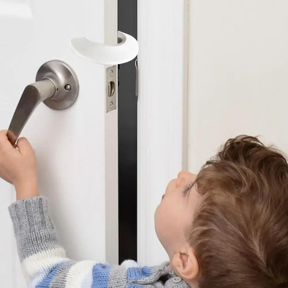 Anti-slip Strips Child Safety Door Stopper Silicone Finger Pinch Guard Door Block Set  Bedroom