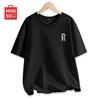 MINISO Men's Pure Cotton Loose Fit Short Sleeve T-Shirt