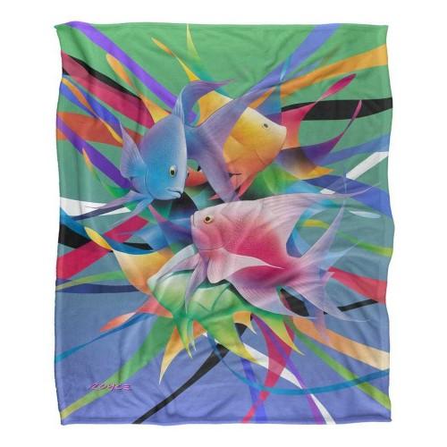 Royce McClure Silky Angelfish Kiss Supersoft Blanket