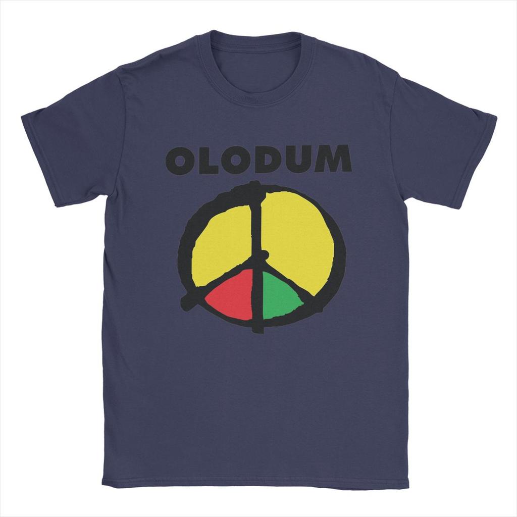 Olodum Ανδρικά T-Shirts Casual 100% Βαμβακερά Μπλουζάκια Στρογγυλή Λαιμόκοψη Κοντομάνικα T-Shirt Δώρο Ρούχα