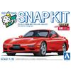 AOSHIMA Bunka Kyozaisha 132 Rakupla Snap Kit Nr. 04-VR Infini FD3S RX-7 Vintage Rot farbcodiertes Kunststoffmodell