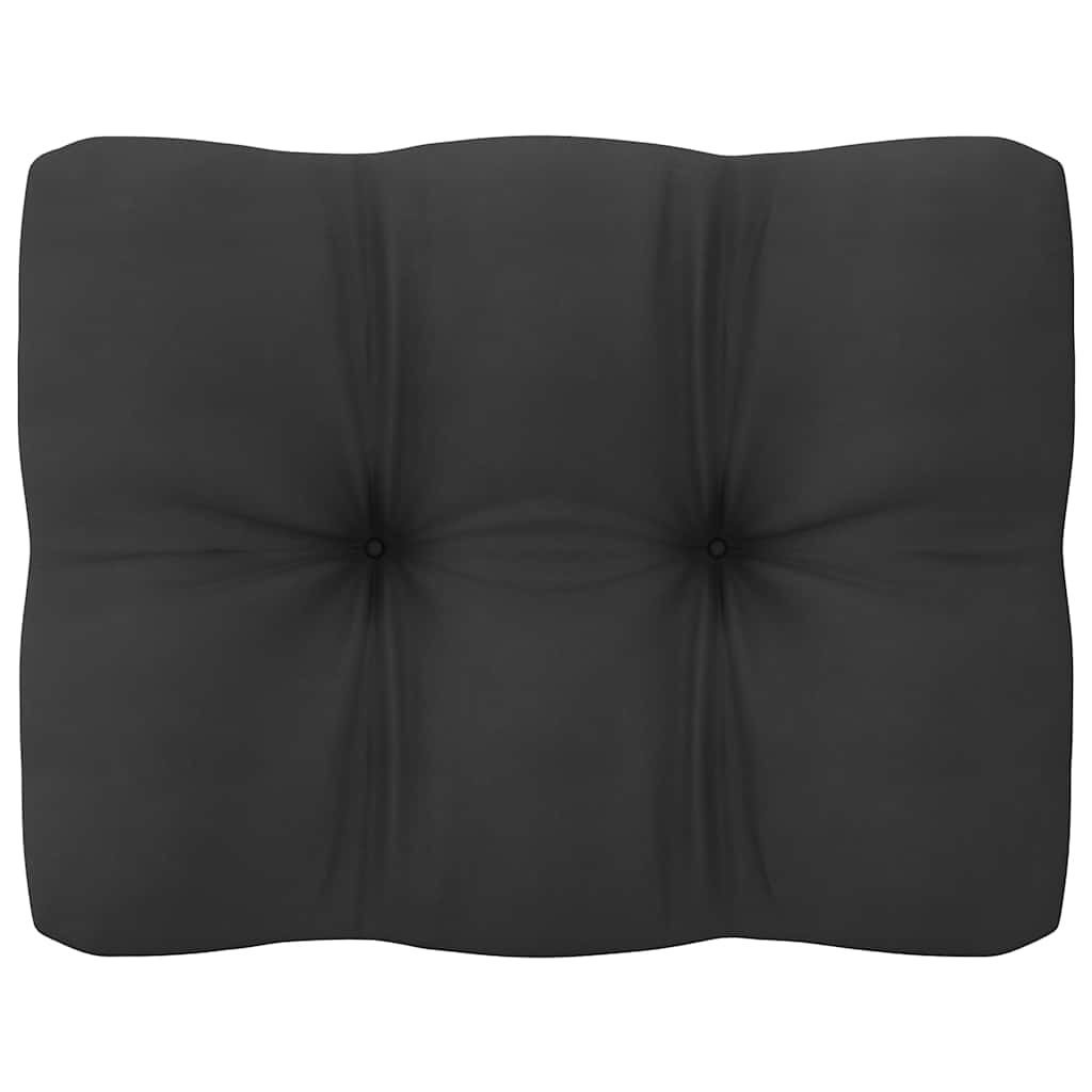 Ecksofa für den Außenbereich mit Kissen, Gartenstuhl und Hocker aus massivem Kiefernholz