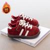 Girls shoes velvet children's sports shoes new autumn and winter girls two cotton shoes baby soft-soled casual shoes