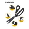 5/9/10 Inches Stainless Steel Scissors Student Stationery Scissor Household Multi Functional Office Tailor Scissors Hand Cutting
