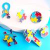 Broches de Esmalte Quebra-Cabeça Autismo Broches de Broche Autismo Broche de Lapela de Esmalte Quebra-Cabeça Arco-Íris Broche de Metal para Mochilas Bolsa