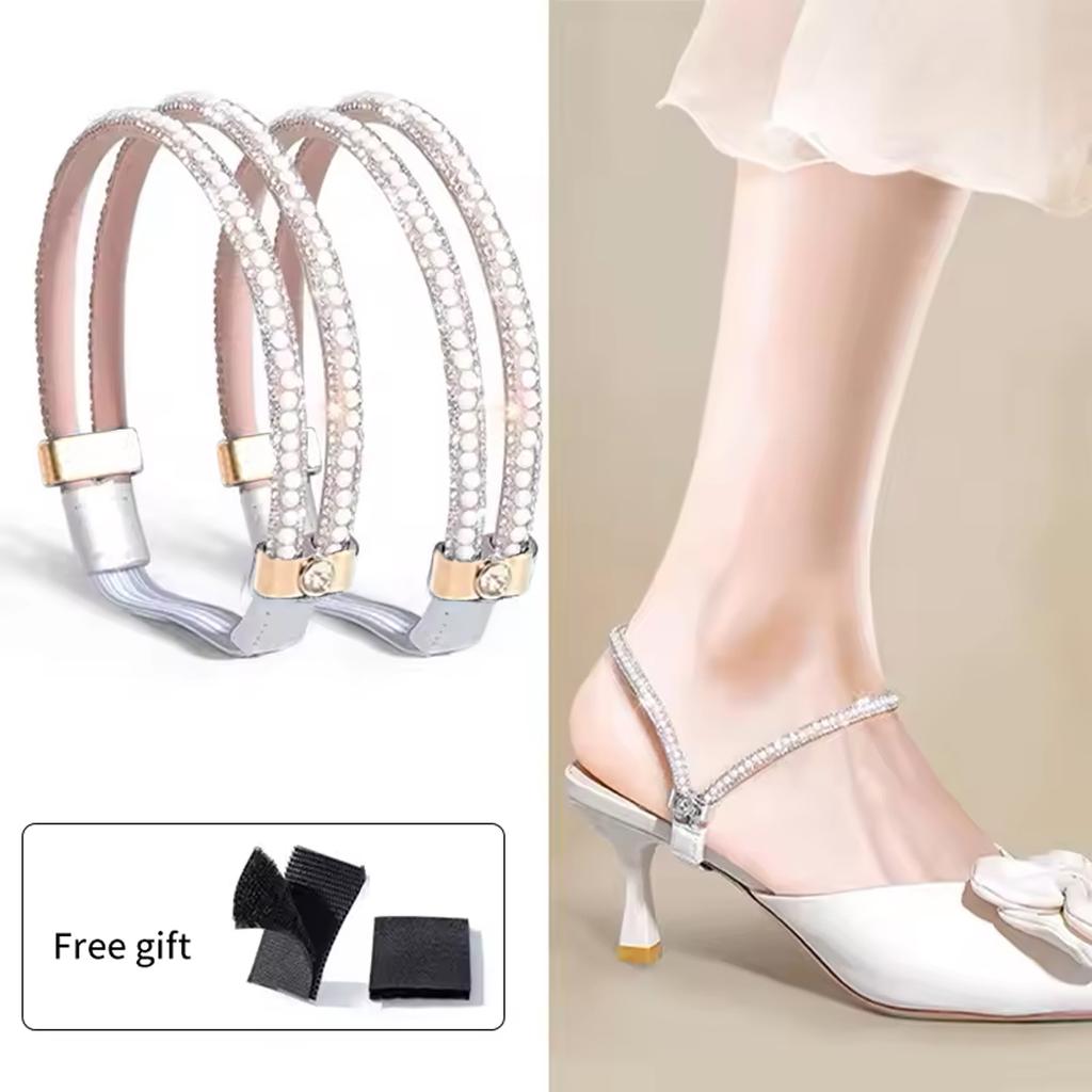 1~6Pairs Women Shoelaces High Heels Adjustable Shoe Belt Ankle Holding Loose Anti-skid Bundle Laces Tie Straps Band