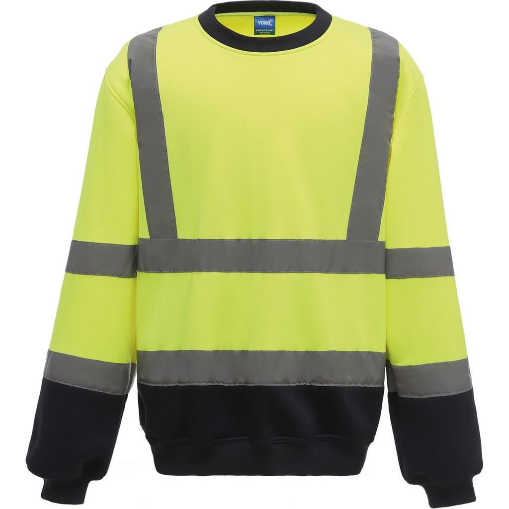 Yoko Mens Hi-Vis Sweatshirt