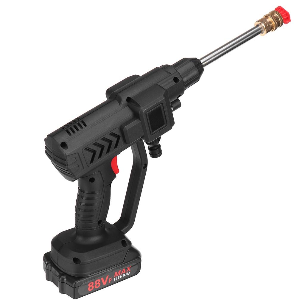 NEW 1500W 88V Cordless High Pressure Car Washer Rechargeable Car Wash Gun Electric Water Gun Foam Machine for Makita 18V Battery