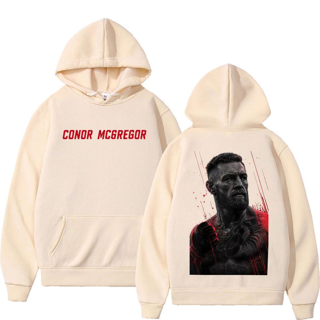 The Notorious Conor McGregor Vintage Hoodies Unisex Fashion Violence Aesthetic Sweatshirts High Quality Fleece Casual Hoodie