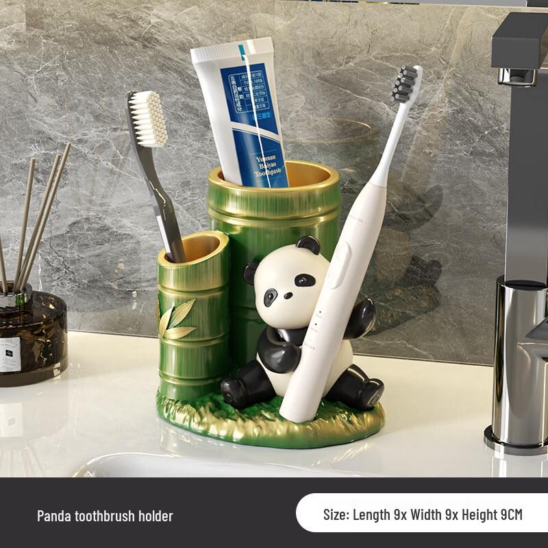 Cute Panda Drainage Bathroom Organizer 9cm