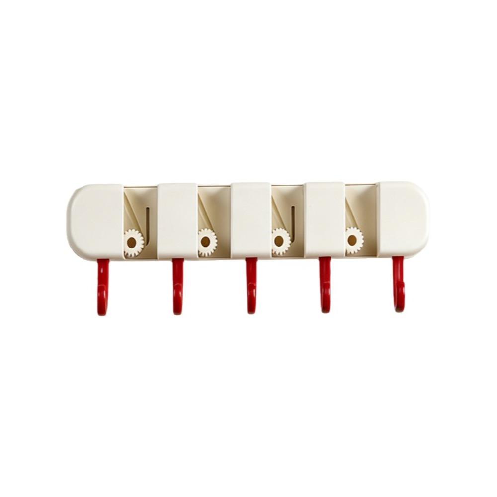 

Rolling Mop Clip Wall Mounted Broom Organizer Clip New Mop Storage Rack красный