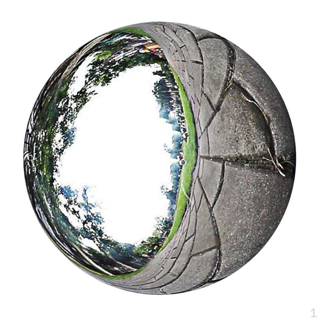 

1pc Hollow Round Ball for Garden Decor in Stainless Steel 12cm