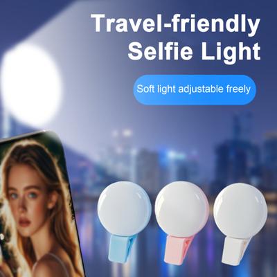 Portable Selfie Light Super Bright Multiple Lighting Modes Rechargeable Lightweight Pocket-Sized LED Fill