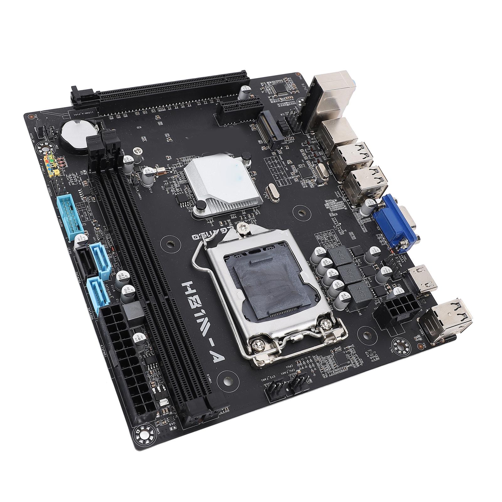 

Материнська плата H81M A для майнінгу LGA1150 ATX DDR3 Serial ATA3.0 M.2 NVME 1920x1080 60Hz PCIE 2.0x16