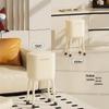 High-End Wheeled Trash Can with Lid: No-Bend, Press To Open, Light Luxury Design for Kitchen & Living Room