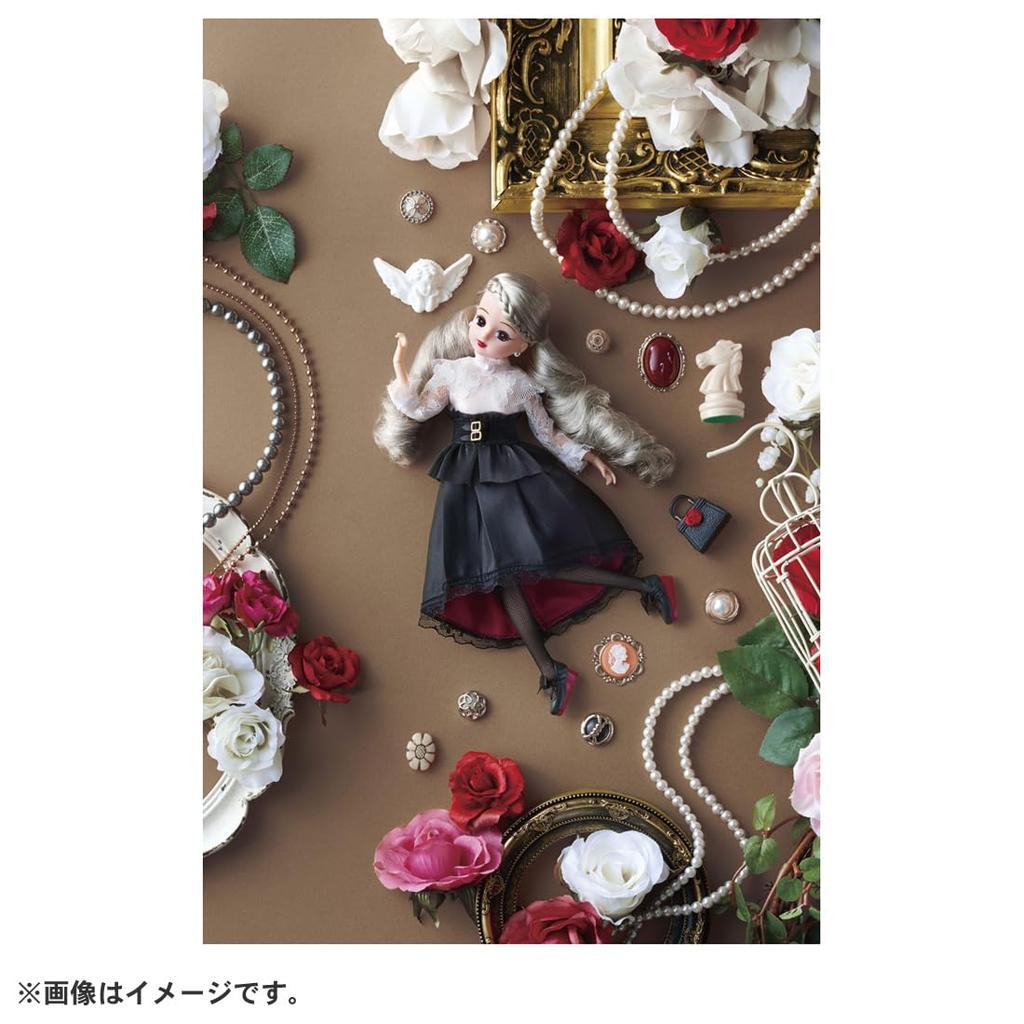 TAKARA TOMY Licca-chan Photogenic Gothic Noir Doll, Fashion Doll, Ages 3 and Up