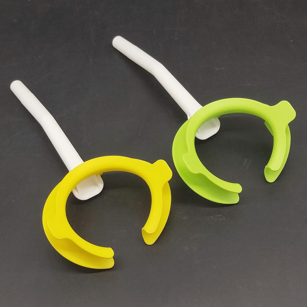 3D Dental Mouth Opener Lip Cheek Retractor With Strong Suction Tubes Duckbill Evacuation Suction Tube Autocalve 134°C 11mm Dia