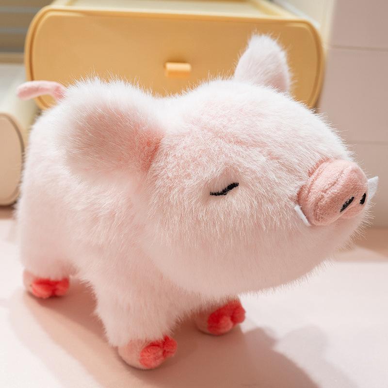 New Cute Wild Boar Doll Plush Toy Pig Doll Children Sleeping Pillow Girls Birthday Gift Doll