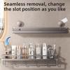 Wall Mount Suction Cup Towel Rack With Hooks For Bathroom Shower And Vanity Use