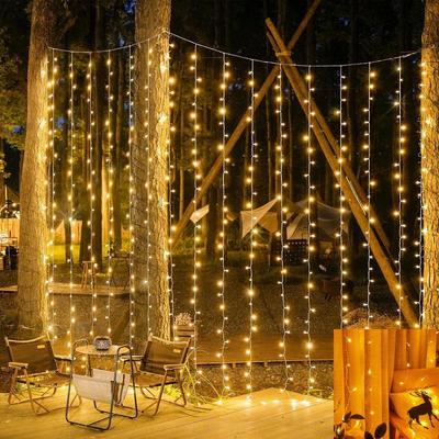 Starry Sky Waterproof Icicle Curtain Fairy Lights for Outdoor Decoration