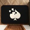Game P-Poker Suit A-Ace Floor Mat Soft Flannel Entrance Door Mat Non Slip Absorbent Bathroom Bedroom Floor Rug