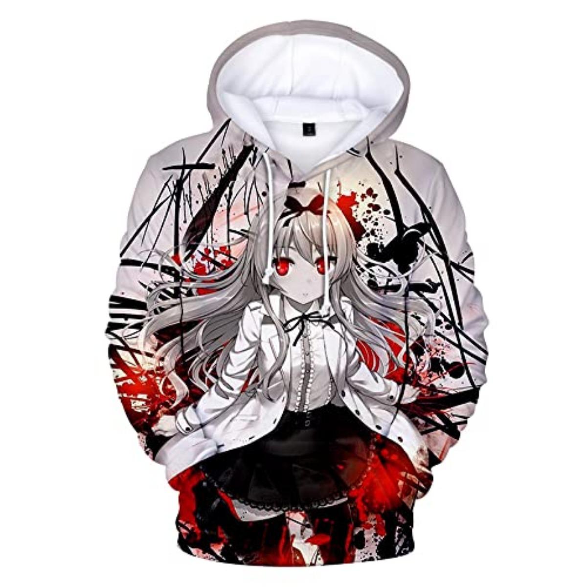 

2022 Arifureta от обыденности до сильнейшей в мире толстовки с капюшоном аниме одежда модная толстовка одежда XL