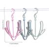 Creative Windproof Shoe Rack Double Hooks Balcony Drying Organizer Multi-Functional Storage Hanger Clothes Durable Space Saving