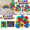 Friends Rainbow Theme Birthday Party Supplies Balloon Banner Cake Toppers Decor