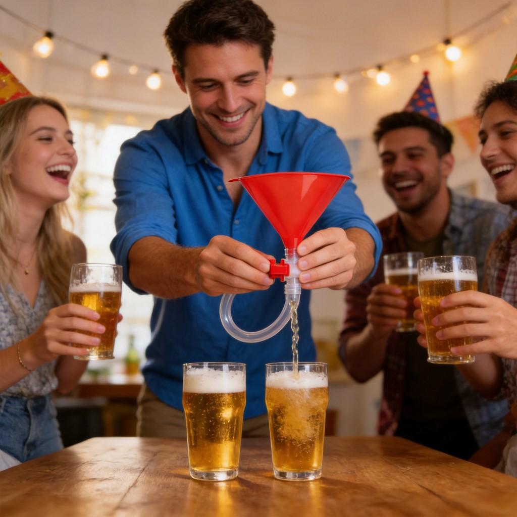 Party Bier Trichter mit Dual für Bar Events und Feiern