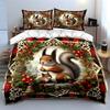 Whimsical woodland harmony Bedding sets Duvet cover sets Duvet covers Pillowcases(1*Duvet Cover 2*Pillowcases without duvet insert)