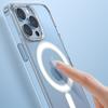 Transparent Magnetic Two-in-One Drop-Proof Protective Case for iPhone 15/14 Pro Max