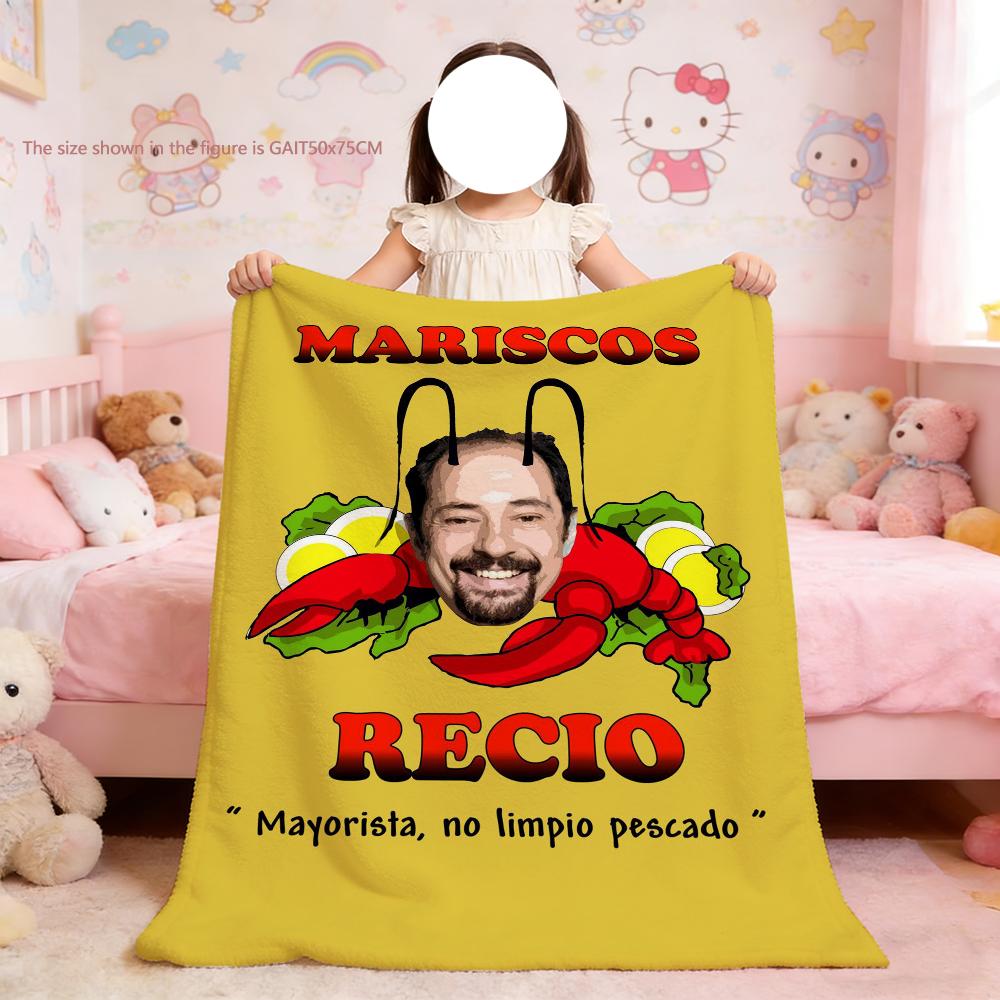 

Mariscos Recio Blanket For Soft Throw Blanket for Picnic Bed Sofa Home Bedroom Cozy Warm Comfortable 75x90cm